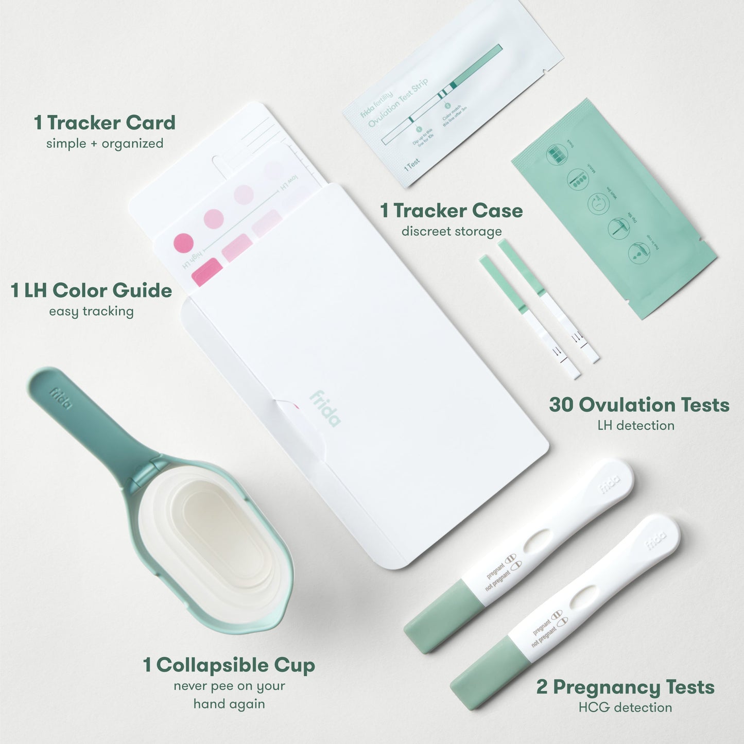 Ovulation and Pregnancy Test + Track Set