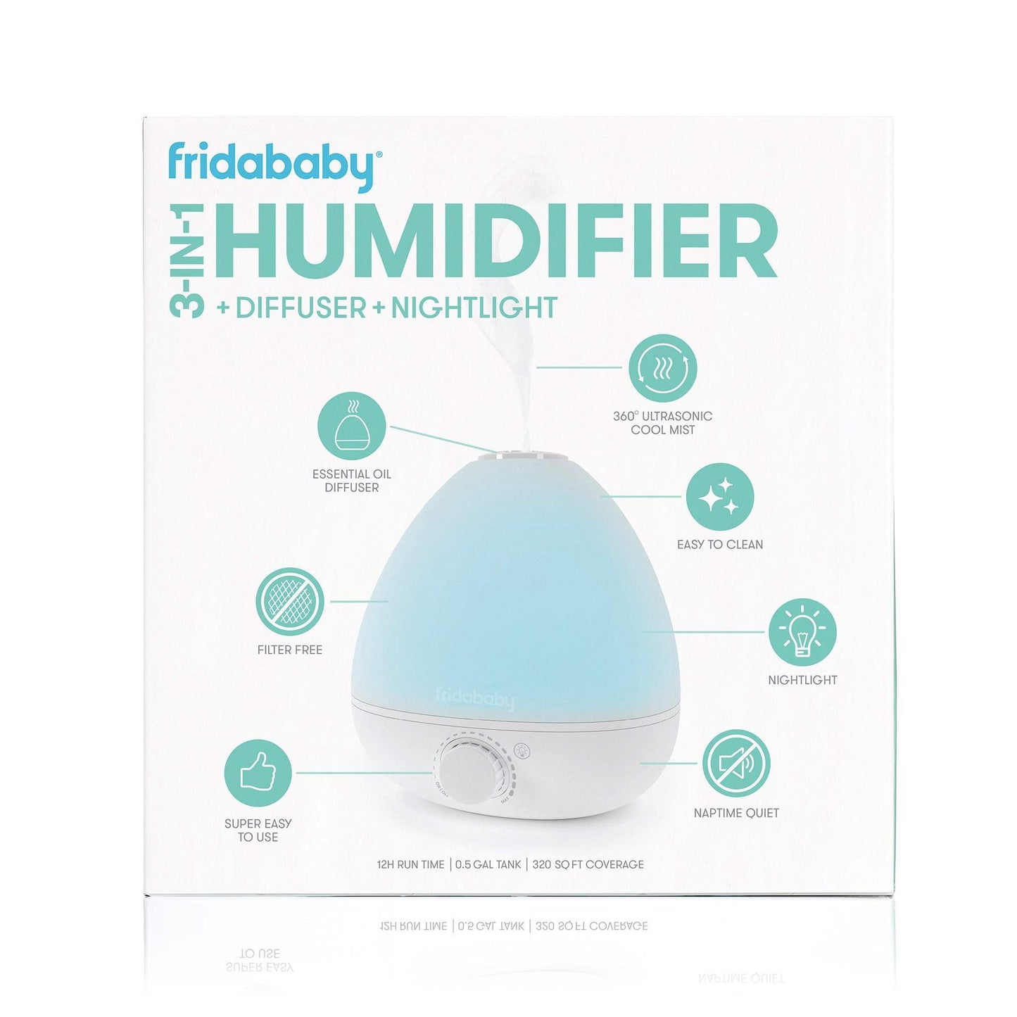 BreatheFrida the 3-IN-1 HUMIDIFIER, DIFFUSER + NIGHTLIGHT