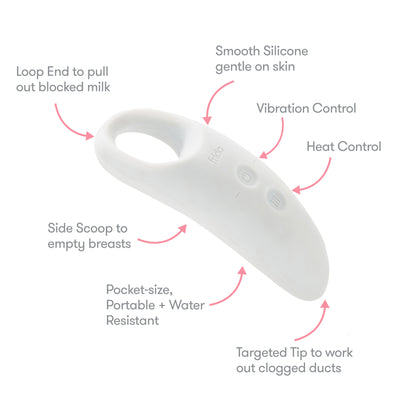 2-in-1 Lactation Massager