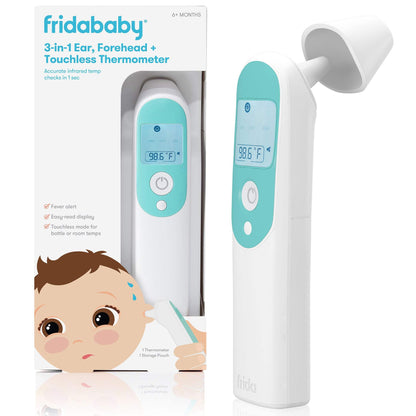 3-in-1 Ear, Forehead + Touchless Infrared Thermometer