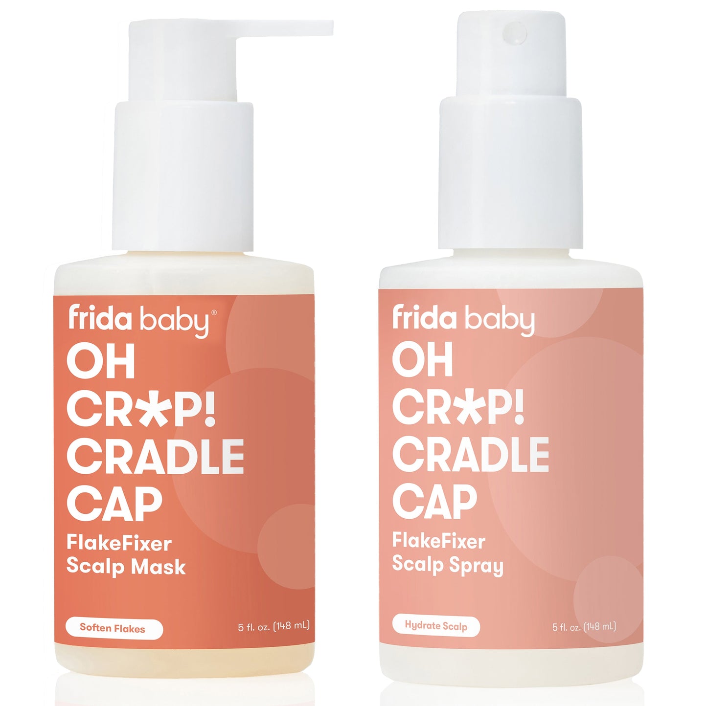 Oh Cr*p! Cradle Cap Flake Fixer Scalp Spray + Scalp Mask Duo