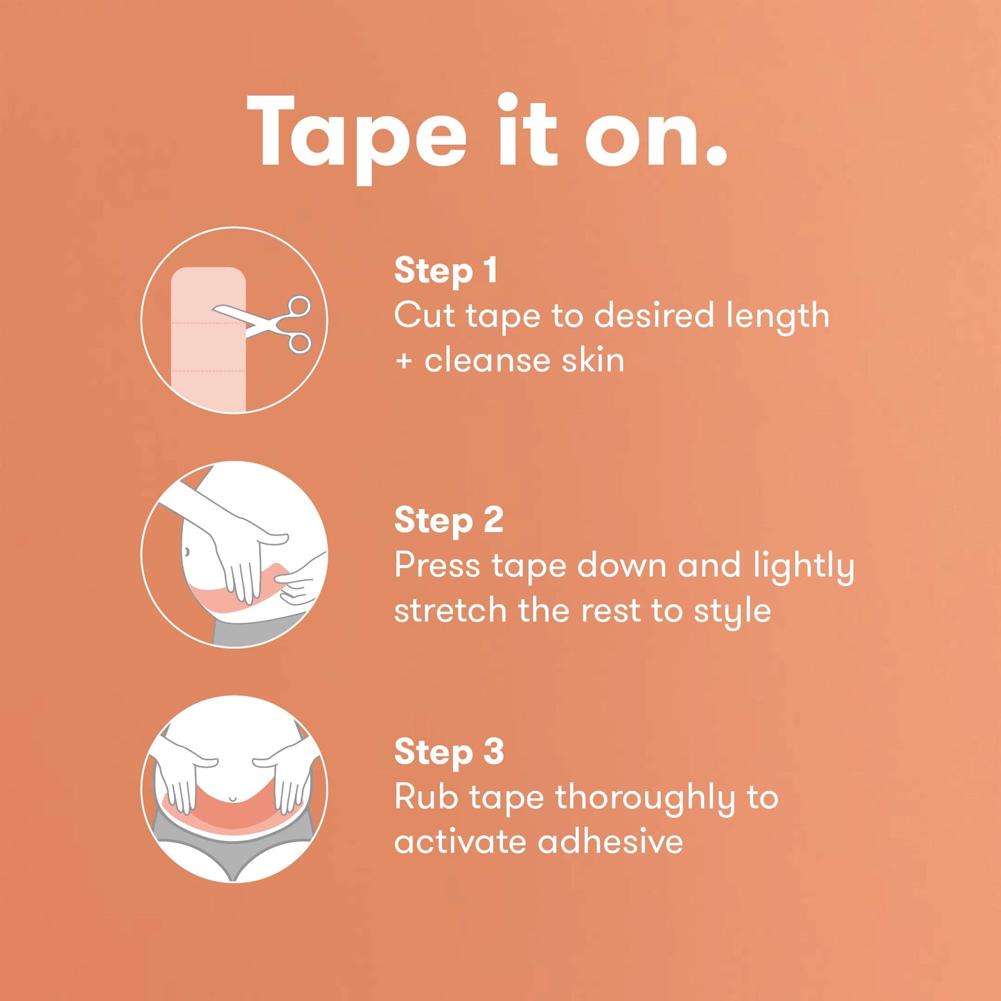 Pregnancy Belly Tape for Pain + Strain Relief