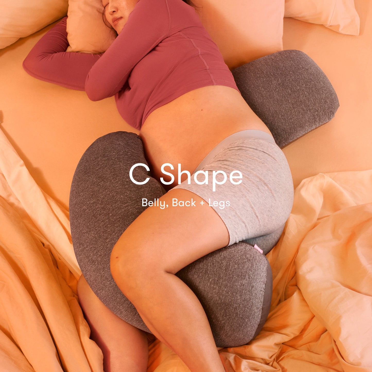 Adjustable Keep-Cool Pregnancy Pillow